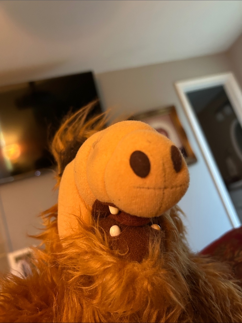 ALF Plush Doll Brown Vintage-Style Stuffed Animal withTalking Box - Picture 5 of 11